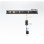 Aten USB VGA Virtual Media KVM Adapter Aten | 1 x RJ-45 Female,1 x USB Type A Male 1 x HDB-15 Male | Adapter | USB VGA Virtual M - 3